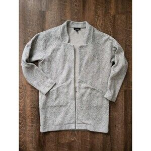 Womens Oversized L Express Gray Housecoat /Long Cardigan